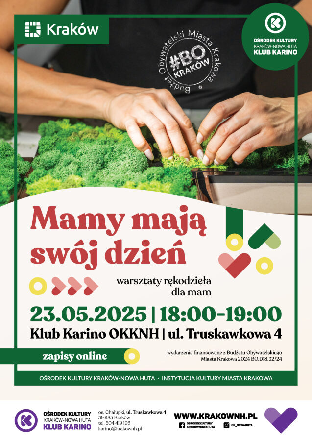 

Warsztaty rękodzieła – Mamy mają swój dzień 